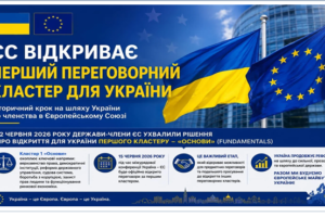 Відбудова інтегрується в європейські правила.  Україна розпочала перший етап переговорів про вступ до ЄС